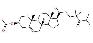 24,24,26,26-Tetramethylcholesta-5,25(27)-dien-3b-ol acetate